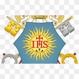 Pope Francis Coat Of Arms Papal Tiara, HD Png Download