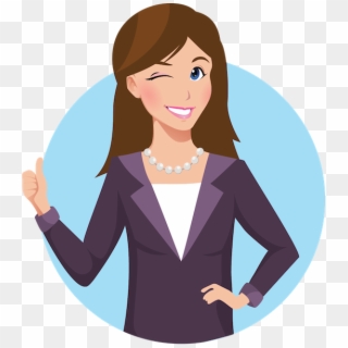 Copywriting Thumbs Up Perth Business Owner - Thumbs Up Woman Clipart, HD Png Download