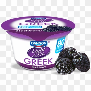 Blackberry Greek Yogurt - Dannon Greek Yogurt Strawberry, HD Png Download
