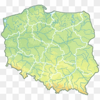 Map Of Poland Colorful - Simple Map Of Poland, HD Png Download