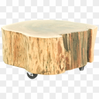Natural Tree Stump Accent Table - End Tables, HD Png Download