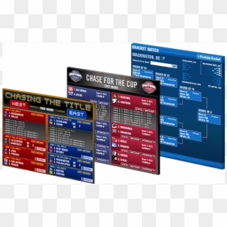 Nba Playoffs, Nhl Playoffs, And March Madness Interactive - Graphic Design, HD Png Download