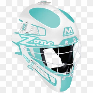 42804 Mask Monster Square Cage Light Turquoise White - Zone Innebandy, HD Png Download