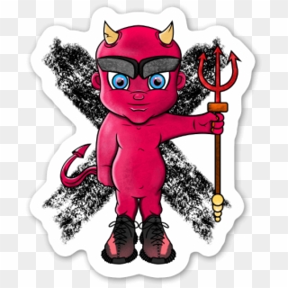 Devil In Yeezys Sticker - Cartoon, HD Png Download