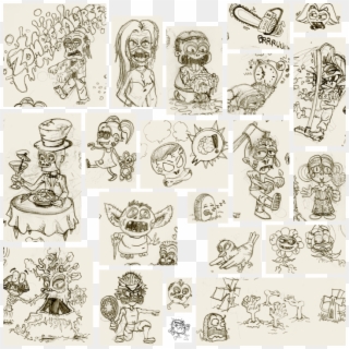 Recopilación De Bocetos A Lápiz De Mi Moleskine 2 - Sketch, HD Png Download