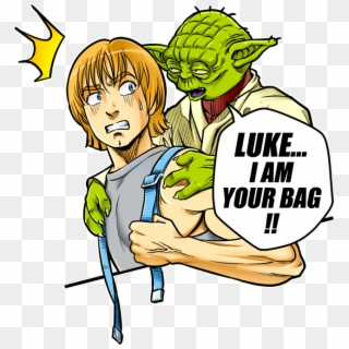 Yoda And Luke Skywalker Preview - Yoda X Luke, HD Png Download
