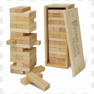 Wooden Tumbling Tower - Tumbling Tower Png, Transparent Png