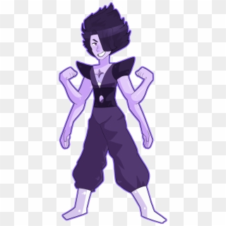 “a Fusion Of My Gemsona Purple Star Moonstone And @nepheline-universe - Cartoon, HD Png Download