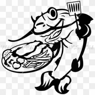 Fish Fry Catfish Production Ready Artwork For T Shirt - Clip Art, HD Png Download