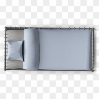 Clip Black And White Png For Free - Single Bed Png Top View, Transparent Png
