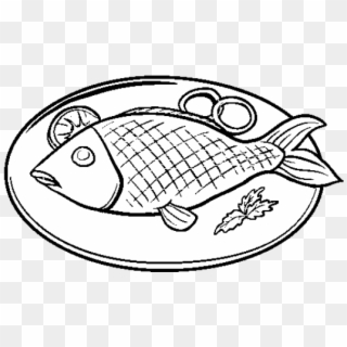 Fish Food Coloring Pages, HD Png Download