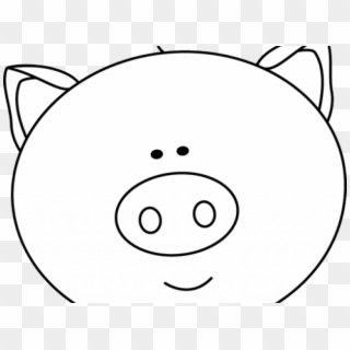Pig Face Clipart - Pig Face Outline, HD Png Download