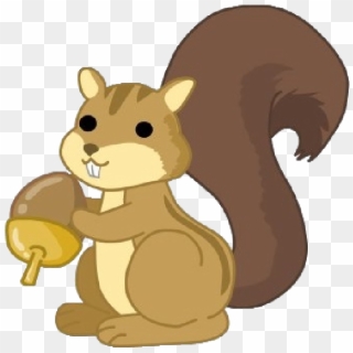 Squirrel Cartoon Clipart - Squirrel Clipart, HD Png Download