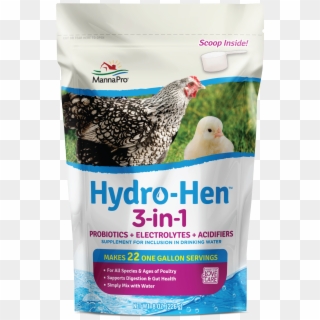 3 In 1 Water Supplement With Electrolytes For Chickens - Probiotic Feeds For Chicken, HD Png Download