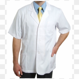 Medical Lab Coat Men's White - White Coat, HD Png Download