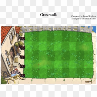 Grasswalk - Plant Vs Zombies House, HD Png Download