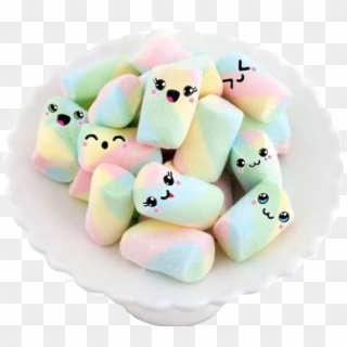 #marshmallows #faces #happy - Swirl Marshmallows, HD Png Download
