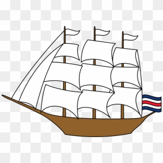 This Free Icons Png Design Of Sailing Ship 10 - Як Намалювати Корабель, Transparent Png