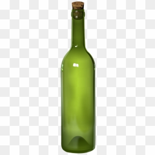 Bottle,vacuum,cap,empty Bottle,wine,bottle Of Wine,realistic - Glass Bottle, HD Png Download