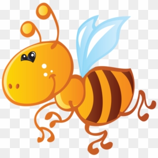Cartoon Bee, Cute Cartoon Animals, Nursery Wall Decals, - Пчела Пнг, HD Png Download
