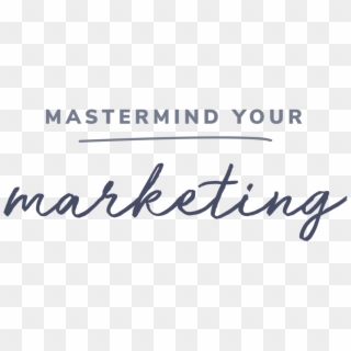 Mn Mastermind Marketing Type - Calligraphy, HD Png Download