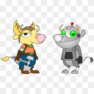 Ratchet And Clank - Cartoon, HD Png Download