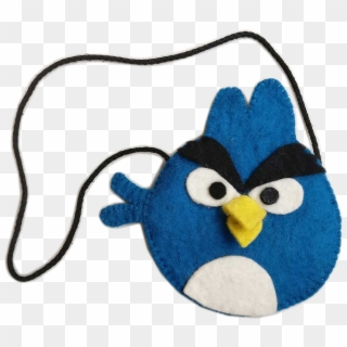 Angry Bird Felt Bag - Cartoon, HD Png Download