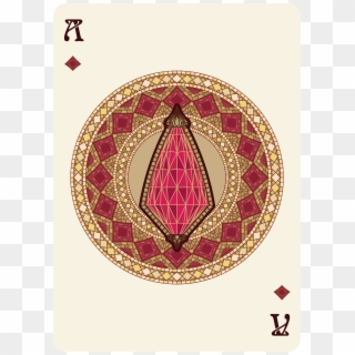 Nouveau Bourgogne Playing Cards Ace Of Diamonds - Southern States University Logo, HD Png Download