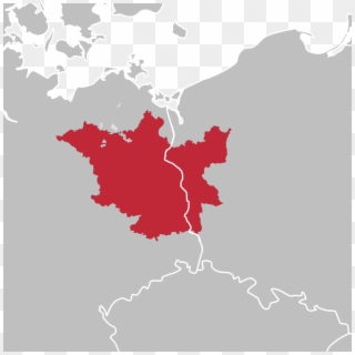 Brandenburg Superimposed On Modern Borders - Map, HD Png Download