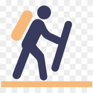 Hiker Icon - Site Visit Icon Png, Transparent Png