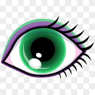 Clip Art Eye Blind Clipart - Big Brown Eyes Cartoon, HD Png Download