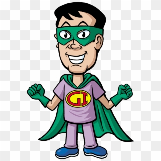 Extend Your Arms And Show Your Gi Strength Like Gene - Cartoon, HD Png Download