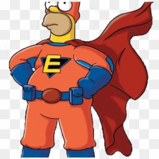 Cartoon Superheroes - Homer Simpson Superhero, HD Png Download