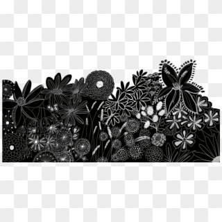 Flowers - Monochrome, HD Png Download