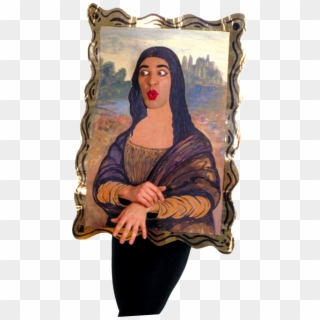 The Living Paper Cartoon Arts Décoratifs Paris, Monalisa, - Ennio Marchetto, HD Png Download