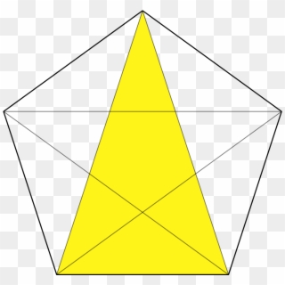 Gold Triangle Png - Triangle, Transparent Png
