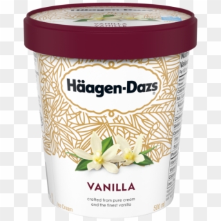 Vanilla Ice Cream Png - Haagen Dazs Ice Cream, Transparent Png