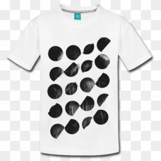 Dark Circles Geometric Pattern Distressed - White Baby T Shirt Png, Transparent Png