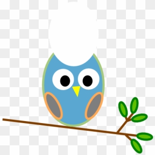 Pink And Blue Owl, HD Png Download