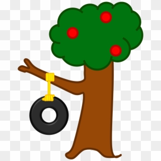 Tire Swing Tree, HD Png Download