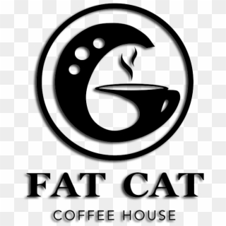 Fat Cat Coffee Shop - Graphic Design, HD Png Download