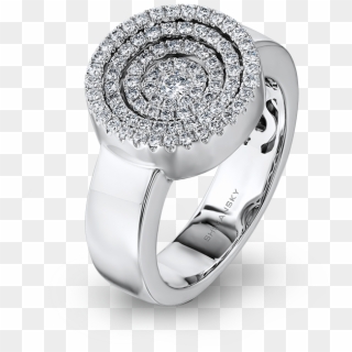 Shimansky Starlight Round Shape Diamond Ring - Pre-engagement Ring, HD Png Download