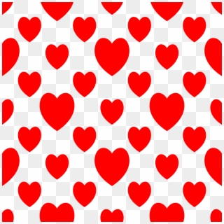 Pattern With Hearts - Vector Graphics, HD Png Download