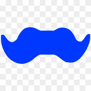 Baffo Grande Papilbo Basic Blue Moustache, HD Png Download