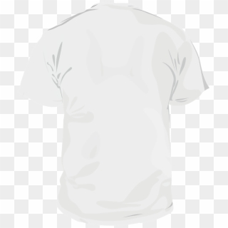 White T Shirt Template Back 159727 - Men's White T Shirt Front And Back, HD Png Download