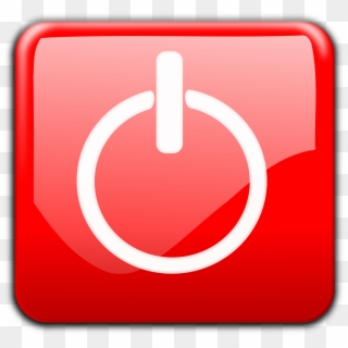Shutdown Button, HD Png Download