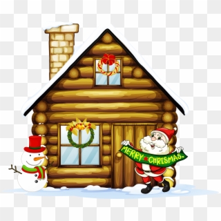 Christmas Village Houses Clipart, HD Png Download