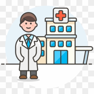Doctor Hospital Icon - Hospital, HD Png Download