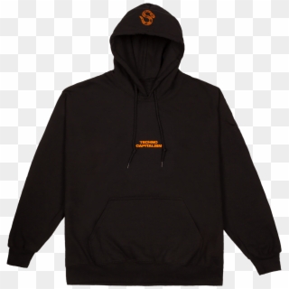 Black Supreme X Louis Vuitton Hoodie, HD Png Download - kindpng