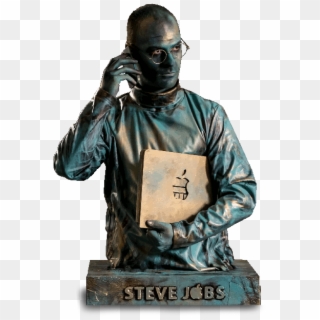 Steve Jobs - Bronze Sculpture, HD Png Download